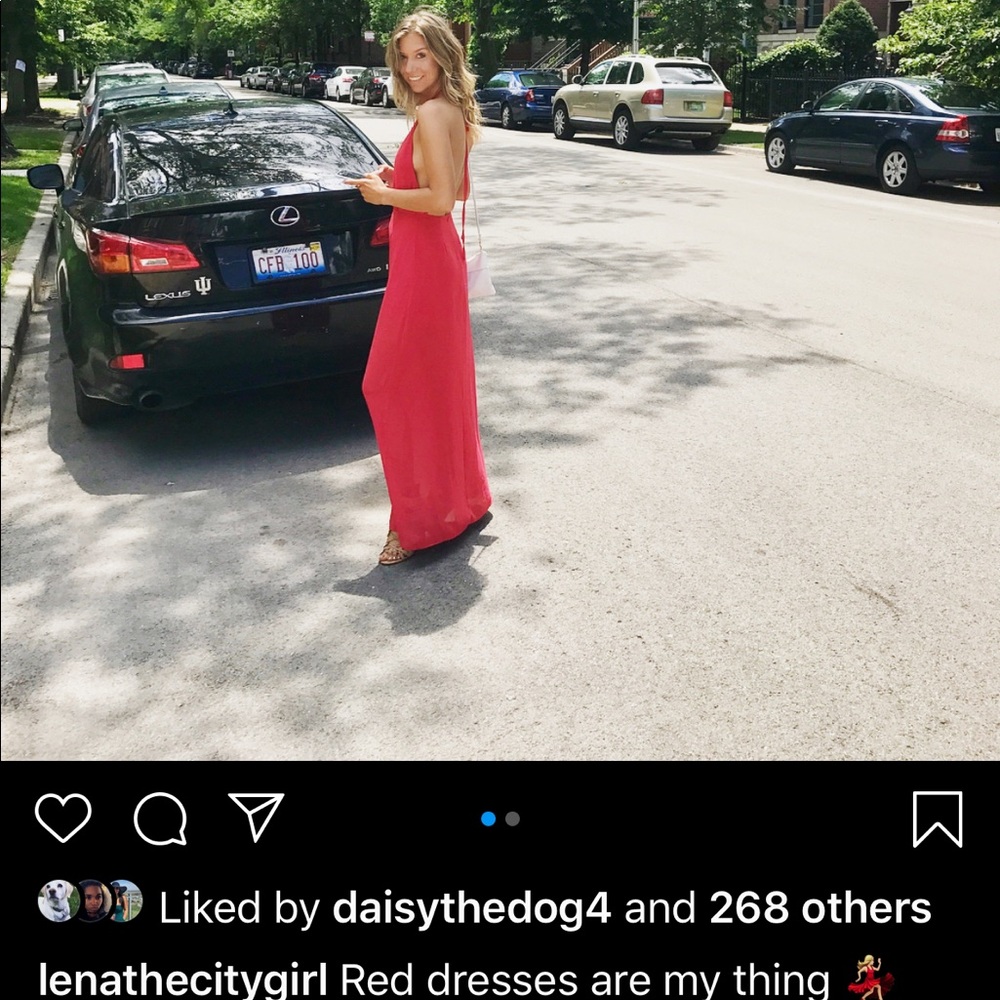 Red dress